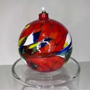 Scarlett Hand Blown Oil Lamp